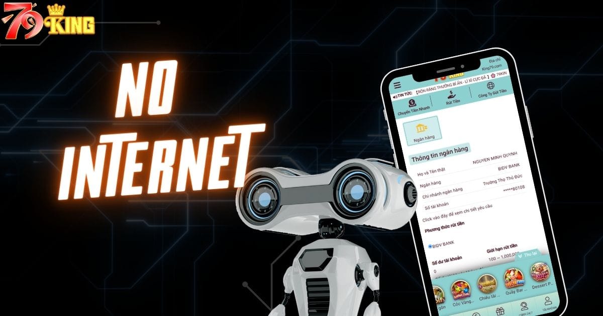 Kiểm tra kết nối internet trước khi vào chơi 79KING